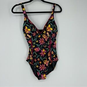 Sundance melisandra swimsuit floral v neck one piece
